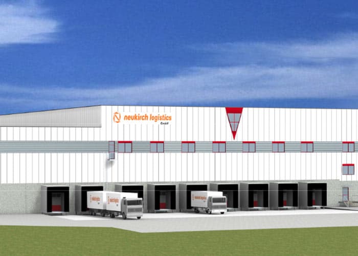 Neubau einer Logistikhalle von Neukirch im Industriegebiet Wunstorf